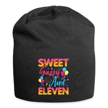 Sweet Sassy And Eleven Sprinkles Delicious - Jersey Beanie - black - Front