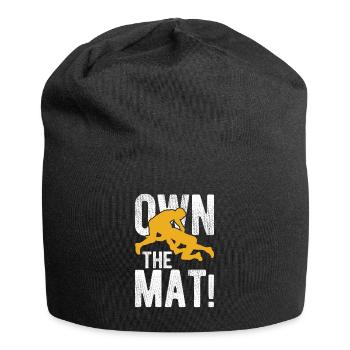 Grappling Martial Arts Wrestling - Jersey-Beanie - Schwarz - Vorne