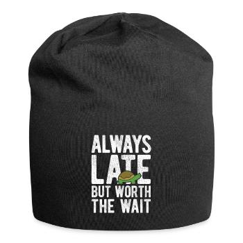 Schildkröten - Jersey-Beanie - Schwarz - Vorne