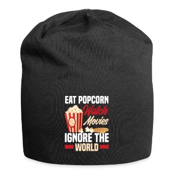 Movie Popcorn Cinema - Jersey Beanie - black - Front