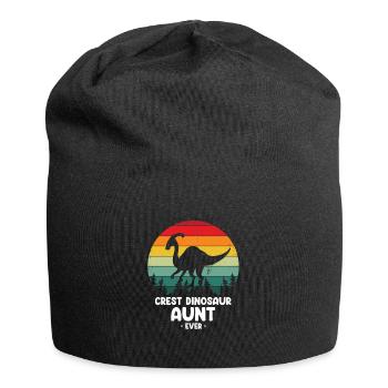 Paläontologie-Lehrer und Parasaurolophus Motif - Jersey-Beanie - Schwarz - Vorne