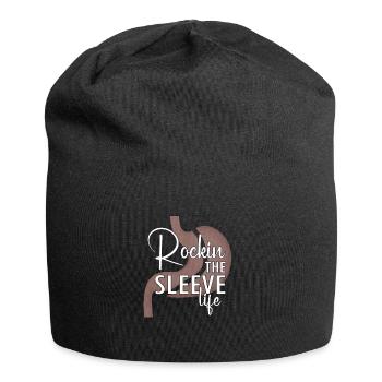 Gastric Bypass and Gastric Bypass Operation Design - Jersey Beanie - black - Front