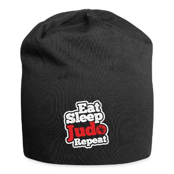 Japanischer Kampfsport Judo - Jersey-Beanie - Schwarz - Vorne