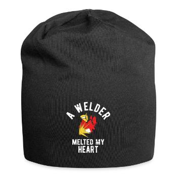 Schweißen Für Schweißer - Jersey-Beanie - Schwarz - Vorne