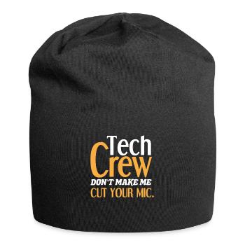 Équipe de techniciens de théâtre - Bonnet en jersey - noir - Devant