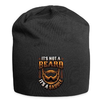 Ce n’est pas une barbe, c’est une selle d’hommes barbus - Bonnet en jersey - noir - Devant