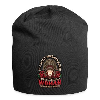 Native American. - Jersey Beanie - black - Front