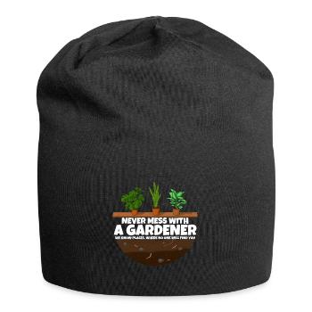 Never mess with a Gardener I Funny Garden shirt - Jersey-Beanie - Schwarz - Vorne