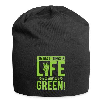 Landschaftsgärtner Hobbygärtner Gärtner - Jersey-Beanie - Schwarz - Vorne