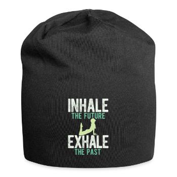 Yogalehrer Spruch Für Yogi Yoga - Jersey-Beanie - Schwarz - Vorne