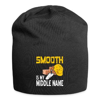 Concrete construction design for construction workers and construction site - Jersey Beanie - black - Front