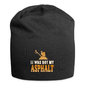 Concrete construction design for construction workers and construction site - Jersey Beanie - black - Front