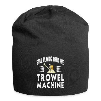Concrete construction design for construction workers and construction site - Jersey Beanie - black - Front
