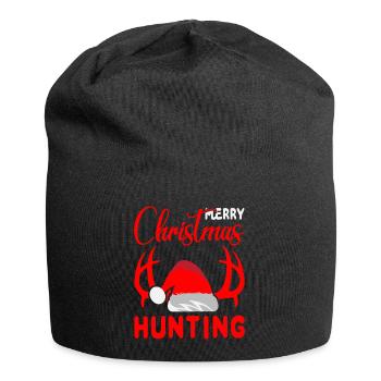 Joyeux Noël tenue de chasse - Bonnet en jersey - noir - Devant