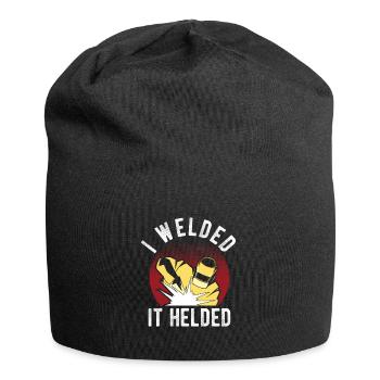 Schweißen Für Schweißer - Jersey-Beanie - Schwarz - Vorne