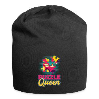 Puzzle Queen, puzzle game - Jersey Beanie - black - Front