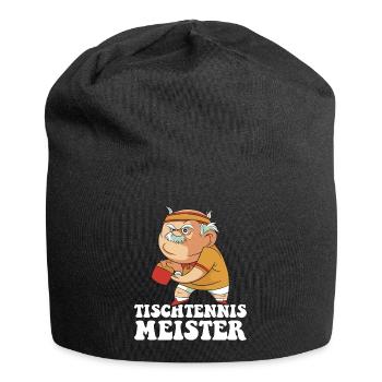 Table Tennis Master Grandpa Table Tennis Player - Jersey Beanie - black - Front