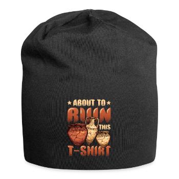 Pottery clay on ruining - Jersey Beanie - black - Front