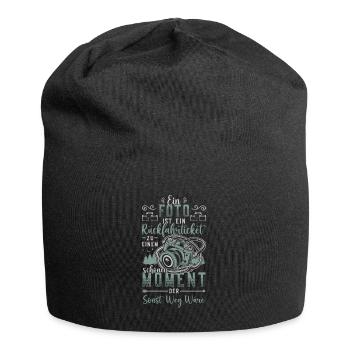 Photo, return ticket, past, photographer. - Jersey Beanie - black - Front