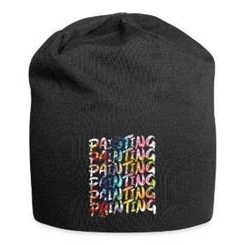 Maler Zeichner für Künstler - Jersey-Beanie - Schwarz - Vorne