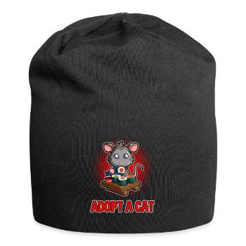 Possum Design für Opossum Liebhaber und Possum - Jersey-Beanie - Schwarz - Vorne