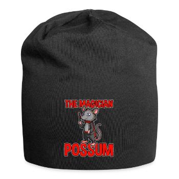 Opossum saying for animal lovers and possum - Jersey Beanie - black - Front