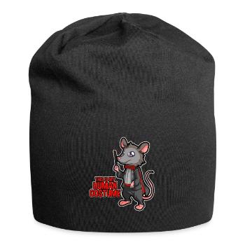 Opossum Design für Possum Fans und Opossum Fans - Jersey-Beanie - Schwarz - Vorne