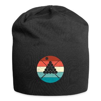 Billard - Jersey-Beanie - Schwarz - Vorne