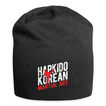 Koreanischer Kampfsport Hapkido - Jersey-Beanie - Schwarz - Vorne