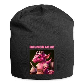 Hausdrache Hausdrachen Mutter Schwiegermama - Jersey-Beanie - Schwarz - Vorne