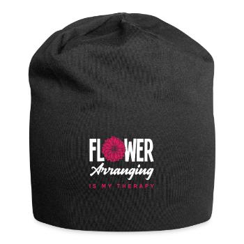Blumen Blumenladen Florist Floristen - Jersey-Beanie - Schwarz - Vorne