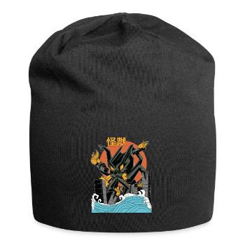 Cheval Géant Coucher de Soleil Japonais - Bonnet en jersey - noir - Devant