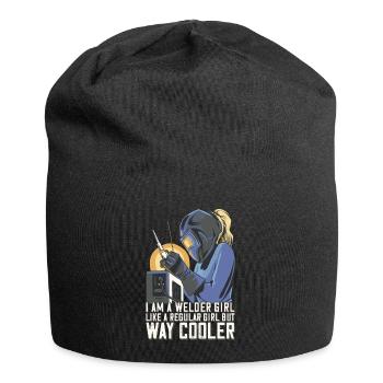 Schweißer Mama für Schweißerinnen und - Jersey-Beanie - Schwarz - Vorne