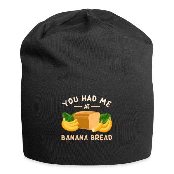 Tu m’as eu à Banana Bread - Bonnet en jersey - noir - Devant