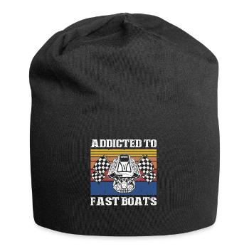 Conception de bateaux de dragster pour les plaisanciers de course - Bonnet en jersey - noir - Devant