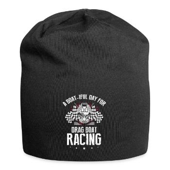 Conception de bateaux de dragster pour les plaisanciers de course - Bonnet en jersey - noir - Devant
