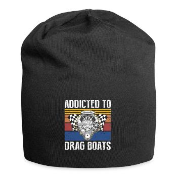 Conception de bateaux de dragster pour les plaisanciers de course - Bonnet en jersey - noir - Devant