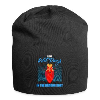 Course de bateaux chinois pour les entraîneurs de bateaux-dragons - Bonnet en jersey - noir - Devant