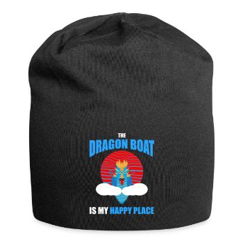 Conception de course de bateaux-dragons pour Dragon Boating - Bonnet en jersey - noir - Devant