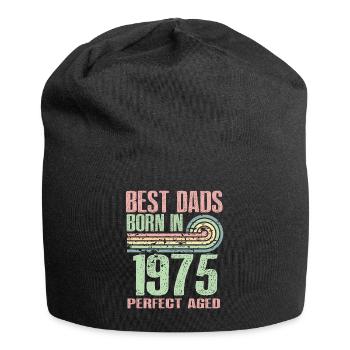 Les meilleurs pères sont nés en 1975, 48 ans, - Bonnet en jersey - noir - Devant