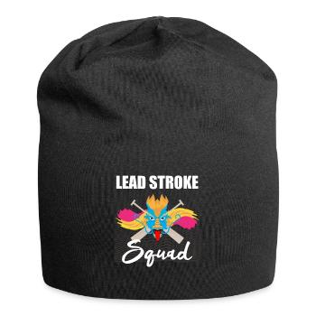 Dragon boating theme for dragon boat paddling - Jersey Beanie - black - Front