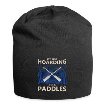 Dragon boating theme for dragon boat paddling - Jersey Beanie - black - Front