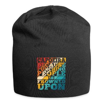 Capoeira - Jersey-Beanie - Schwarz - Vorne