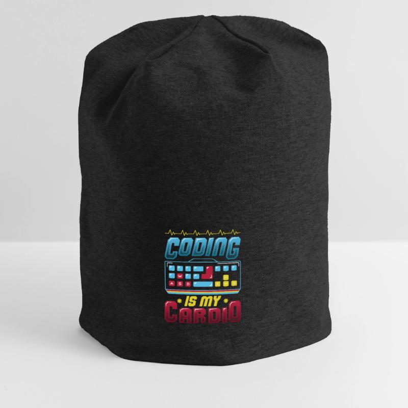 Coding is my cardio, code programmer Jersey Beanie