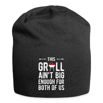 Grillparty Spruch Zum Grillen Grill - Jersey-Beanie - Schwarz - Vorne