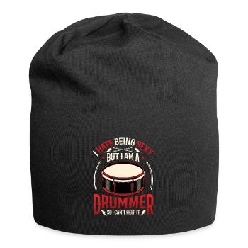 Ich Hasse Es, Sexy Zu Sein - Jersey-Beanie - Schwarz - Vorne