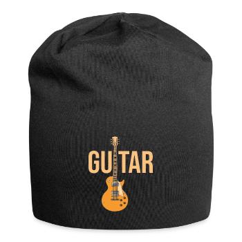 Akustik Spruch Für E-Gitarre Konzert Gitarre - Jersey-Beanie - Schwarz - Vorne