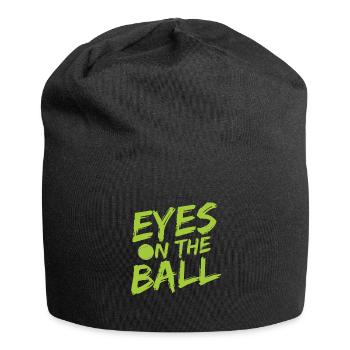 Tennisplatz Spruch Für Tennis - Jersey-Beanie - Schwarz - Vorne