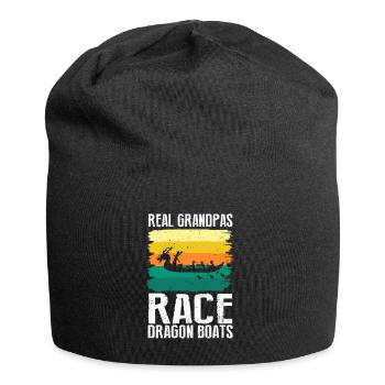 Chinese Boat Race for Dragon Boat Trainers - Jersey Beanie - black - Front