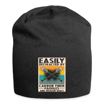 Chinese Boat Race for Dragon Boat Trainers - Jersey Beanie - black - Front